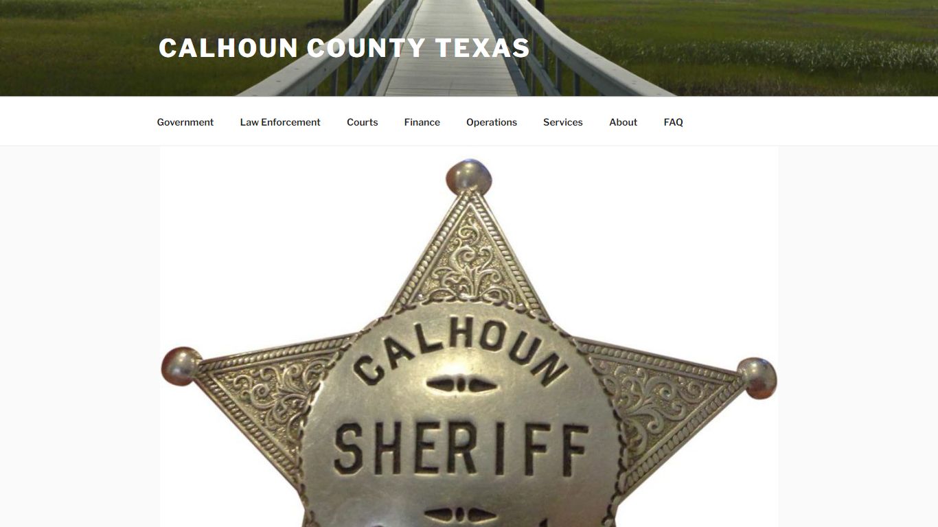Sheriff’s Office - Calhoun County Texas
